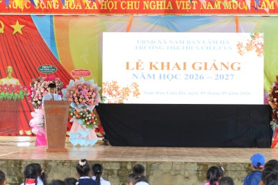 TƯNG BỪNG LỄ KHAI GIẢNG NĂM HỌC 2026–2027, TRAO QUÀ TIẾP BƯỚC ĐẾN TRƯỜNG CHO CÁC HỌC SINH CÓ HOÀN CẢNH KHÓ KHĂN TẠI TRƯỜNG TH&THCS CILL CUS